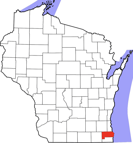 An image showcasing Racine County in Wisconsin