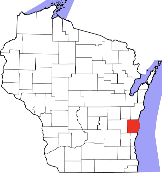 A picture displaying Sheboygan County in Wisconsin