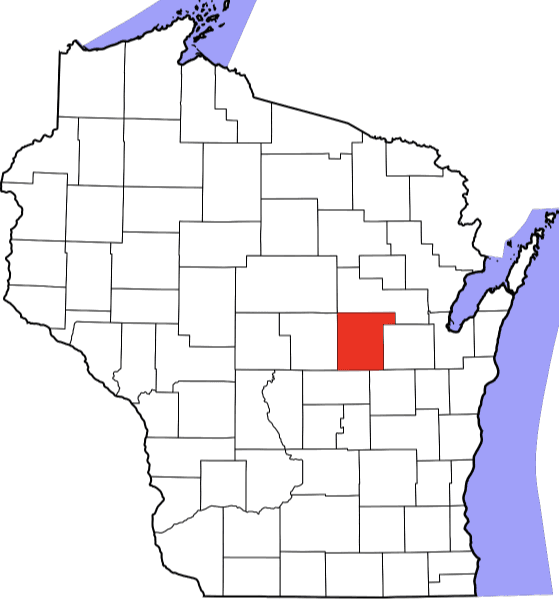 A picture displaying Waupaca County in Wisconsin