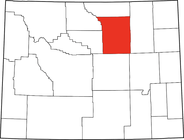 An image showing Johnson County in Wyoming