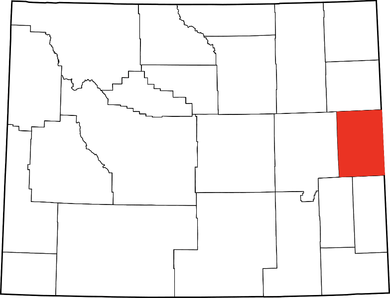 A picture displaying Niobrara County in Wyoming