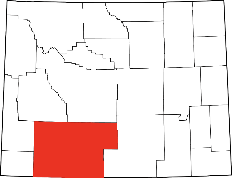 A photo of Sweetwater County in Wyoming