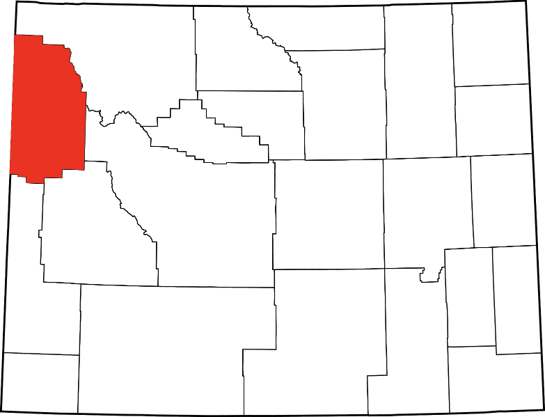 An image showing Teton County in Wyoming