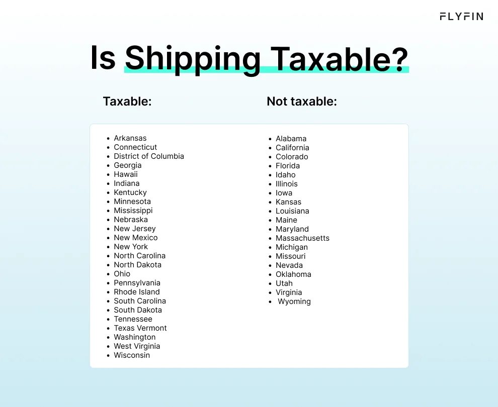  Infographic entitled Types of Business Shipping Methods listing the different ways you can send business materials.