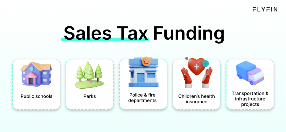 What does sales tax fund?