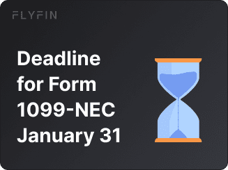 Alt text: Reminder for self-employed individuals, freelancers, and businesses to file Form 1099-NEC by January 31 for taxes.