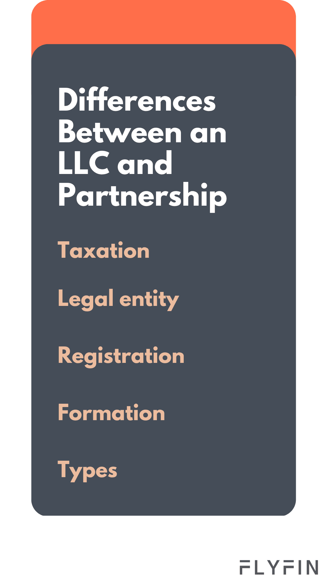 Image comparing LLC and Partnership on taxation, registration, legal entity, types, and formation. No mention of self-employed, 1099, freelancer, or taxes.