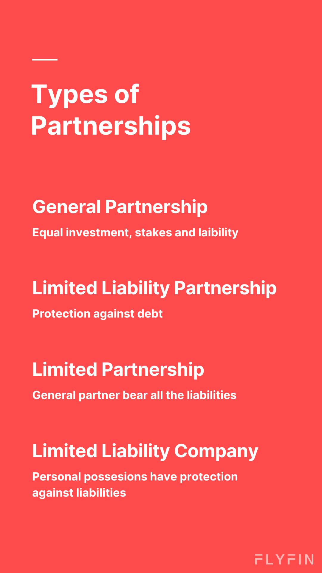 What is a partnership?