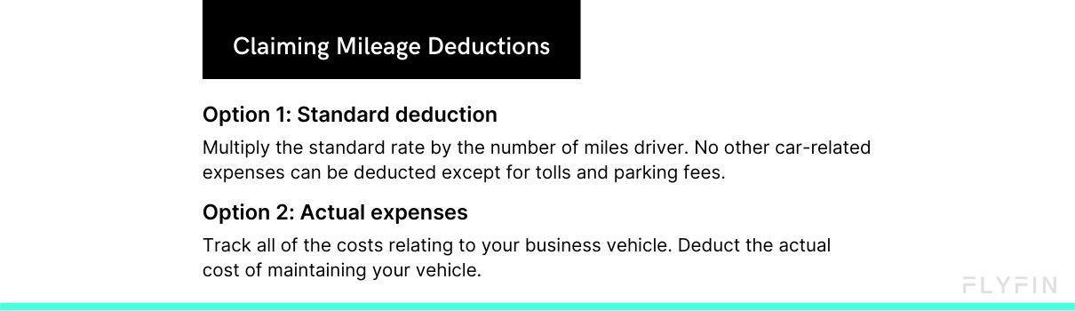 Mileage and car-related deductions