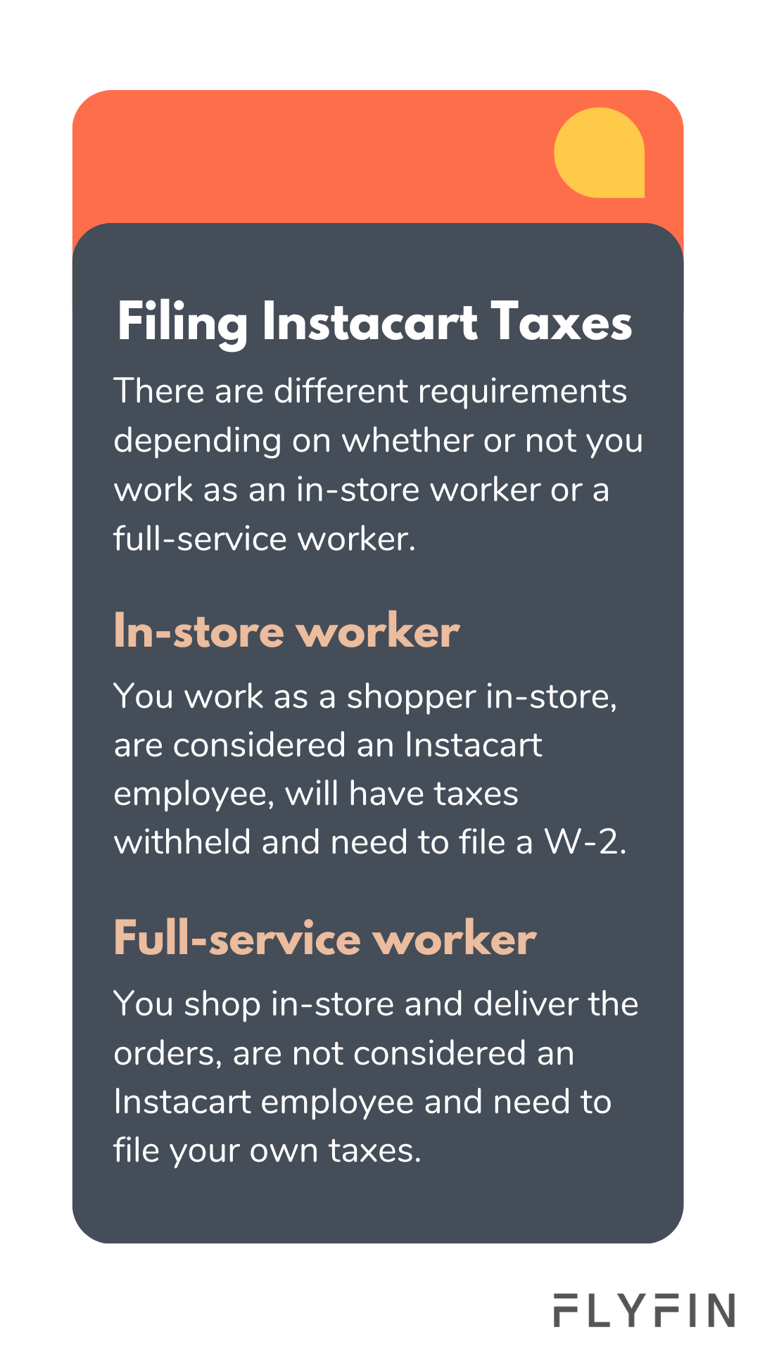 How to file Instacart taxes