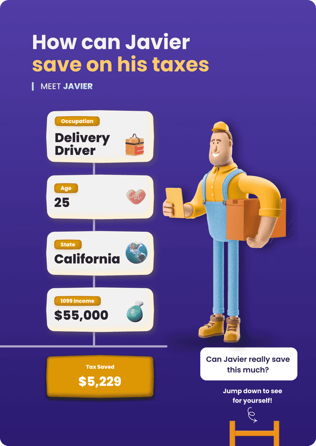How Javier save on his taxes