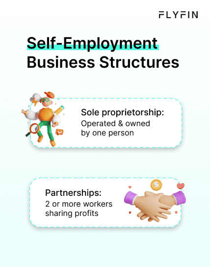 What are the different types of self employment?